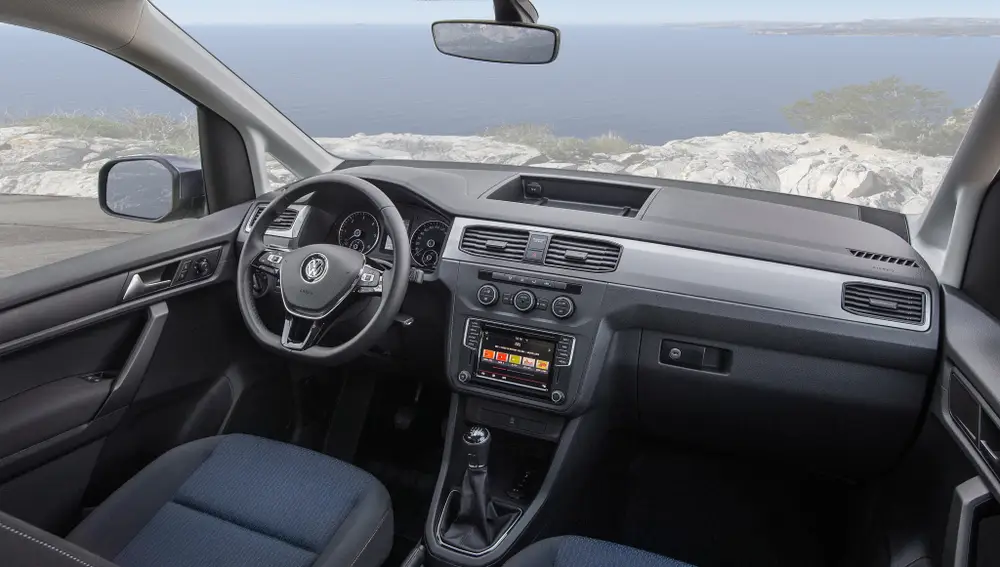 Volkswagen Caddy zona de mandos