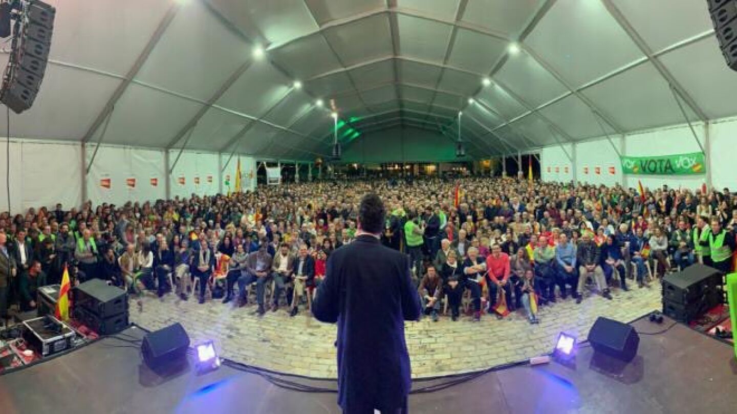 El candidato a la presidencia de la Junta de Andaluc&iacute;a por VOX, Francisco Serrano