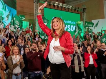 La candidata del PSOE-A a la presidencia de la Junta de Andalucía, Susana Díaz La candidata del PSOE-A a la presidencia de la Junta de Andalucía, Susana Díaz