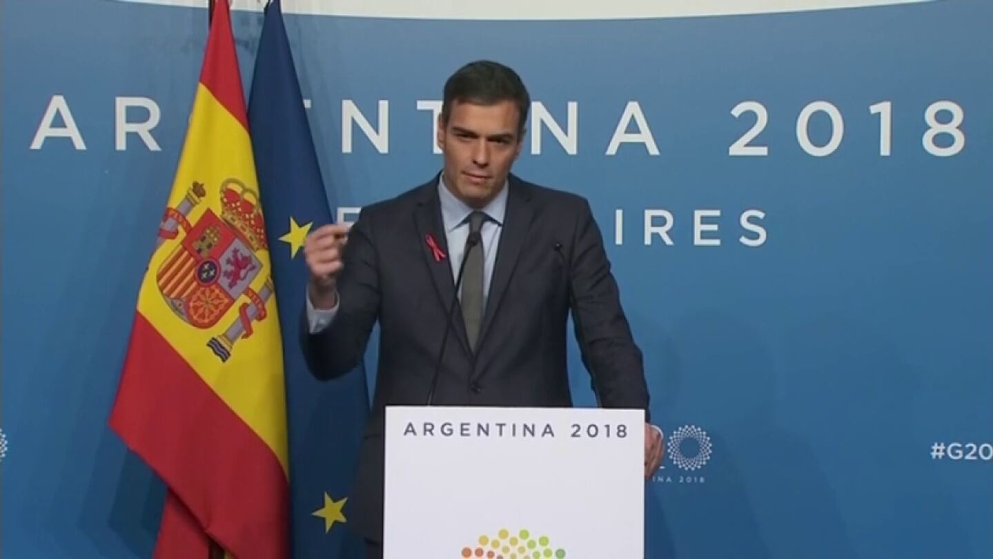 S&aacute;nchez garantiza un "juicio justo" a los independentistas encarcelados y se muestra en contra de la huelga de hambre iniciada