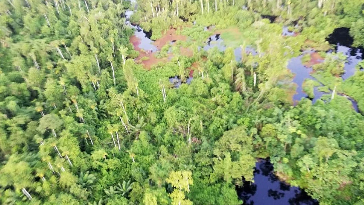 Vertido de petróleo en la Amazonia peruana