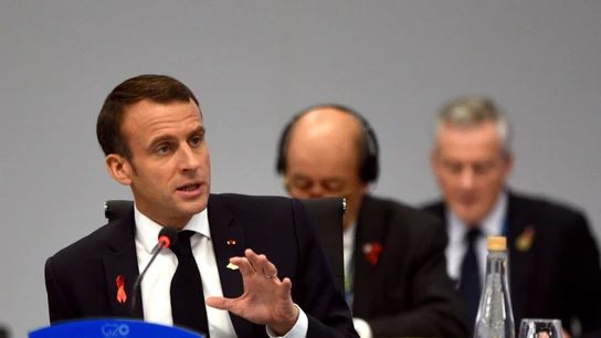 Macron en la cumbre del G20 Macron en la cumbre del G20