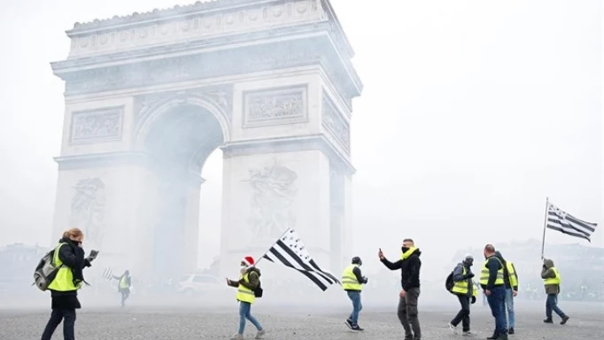 Protestas en París de los 'Chalecos Amarillos'