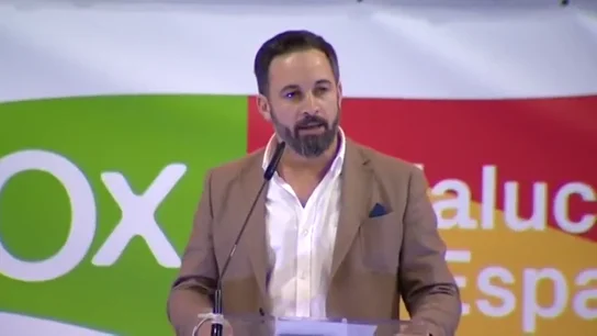 El presidente de VOX, Santiago Abascal El presidente de VOX, Santiago Abascal