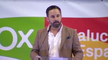 El presidente de VOX, Santiago Abascal