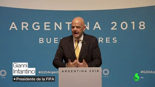 Infantino, sobre la Libertadores: "La pelota no se puede parar, siempre se tiene que jugar" Infantino, sobre la Libertadores: "La pelota no se puede parar, siempre se tiene que jugar"
