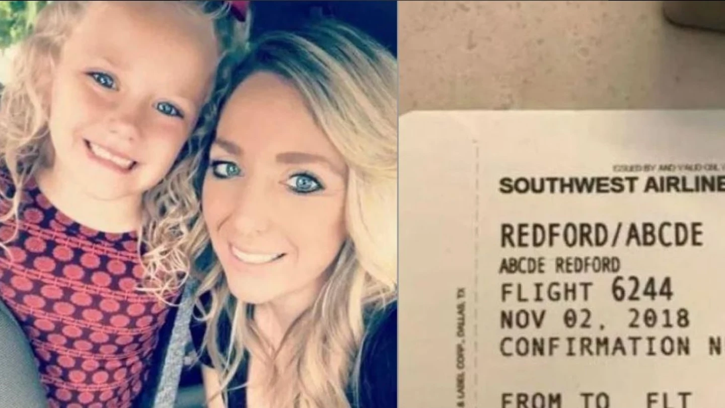 Imagen de la niña que sufrió burlas debido a su nombre y la tarjeta de embarque de Southwest Airlines Imagen de la niña que sufrió burlas debido a su nombre y la tarjeta de embarque de Southwest Airlines