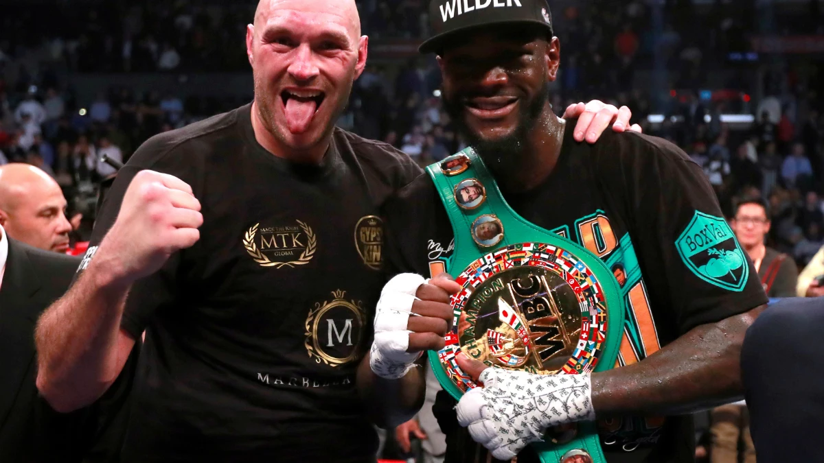 Wilder, con el cinturón de campeón