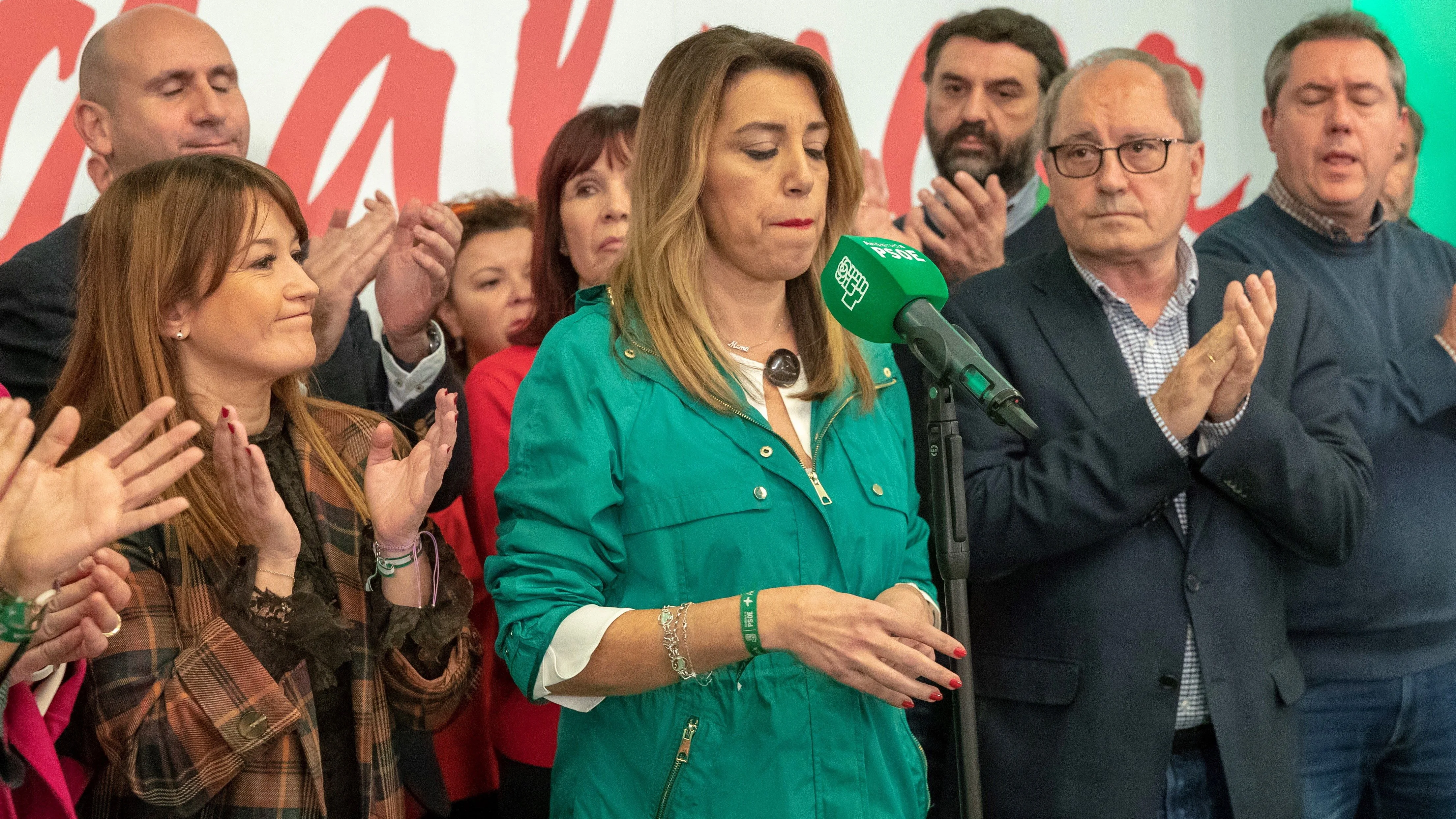 Susana Díaz hace balance de su resultado en Andalucía