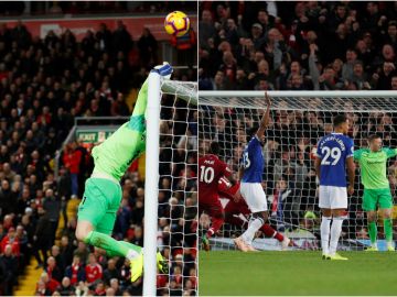 Pickford, en la jugada que supuso el gol de Origi Pickford, en la jugada que supuso el gol de Origi