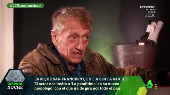 Enrique San Francisco: "Lo políticamente correcto me parece una mierda, se censura la opinión" Enrique San Francisco: "Lo políticamente correcto me parece una mierda, se censura la opinión"