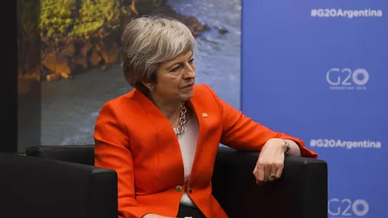 Theresa May en la cumbre del G20 Theresa May en la cumbre del G20