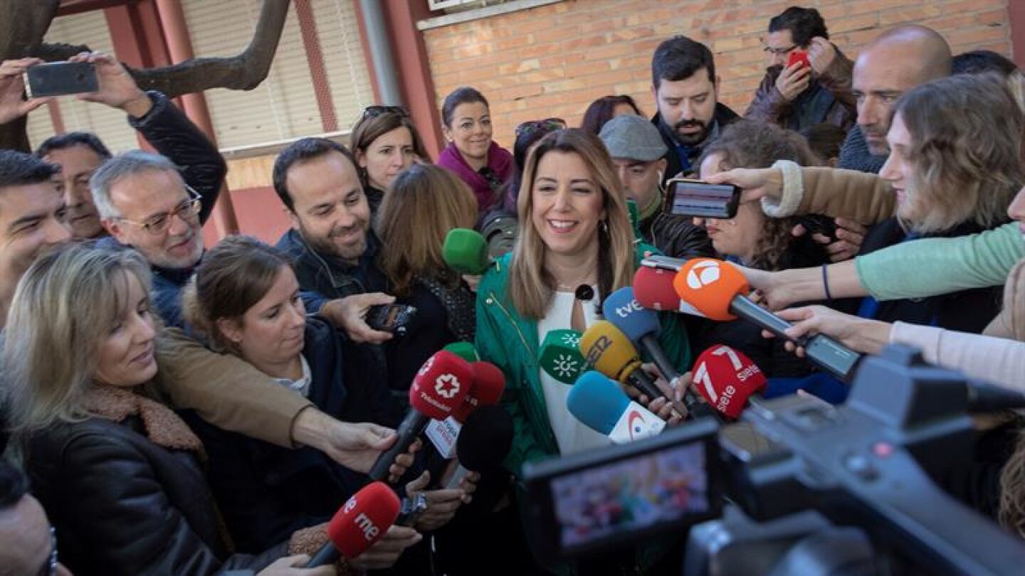 La candidata del PSOE-A a la presidencia de la Junta de Andaluc&iacute;a, Susana D&iacute;az
