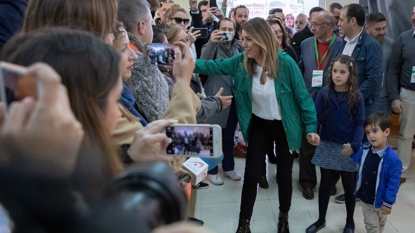 La candidata del PSOE-A a la presidencia de la Junta de Andaluc&iacute;a, Susana D&iacute;az