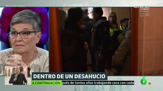 El momento que sufre una familia al ser desahuciada