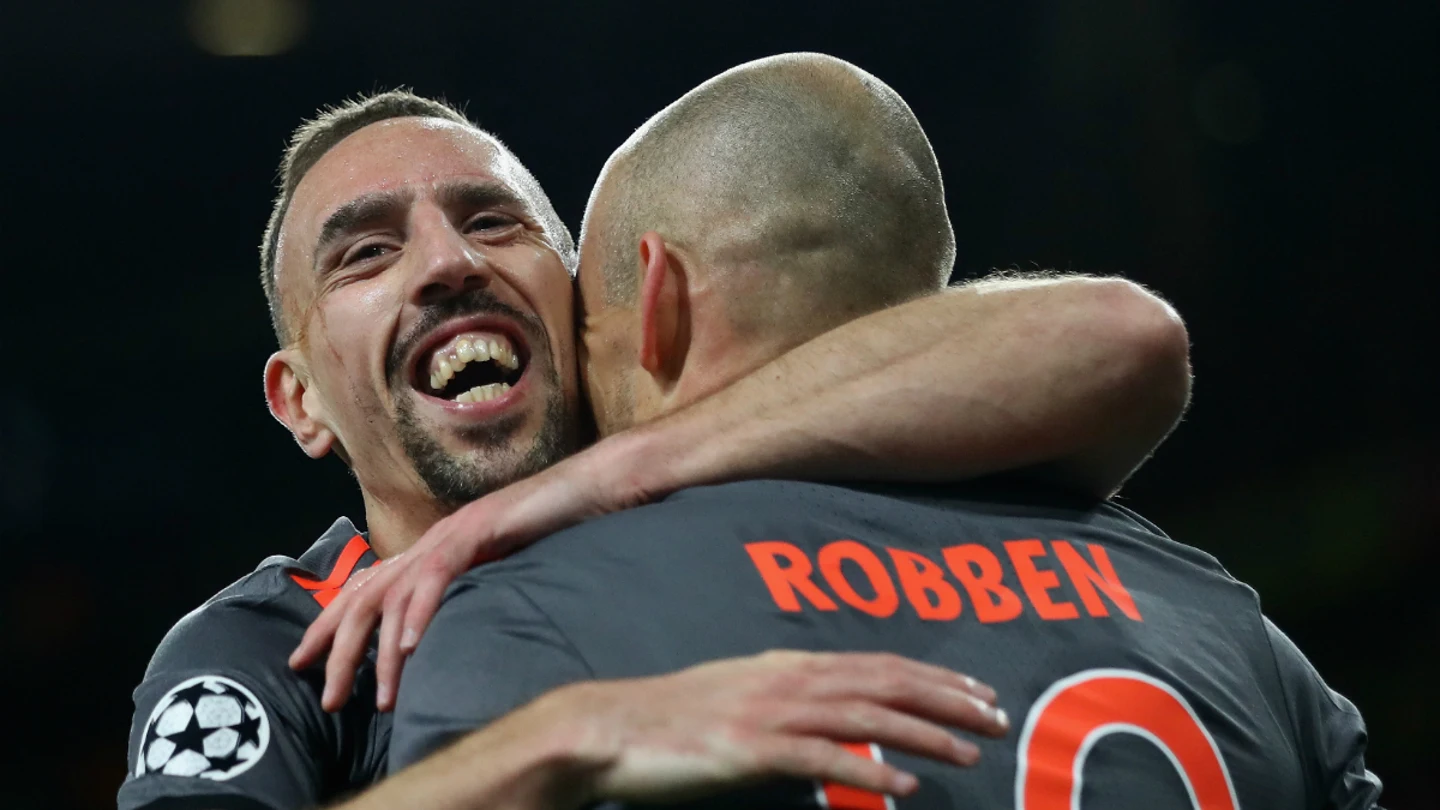 Ribery y Robben, con el Bayern Ribery y Robben, con el Bayern