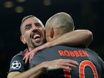 Ribery y Robben, con el Bayern Ribery y Robben, con el Bayern