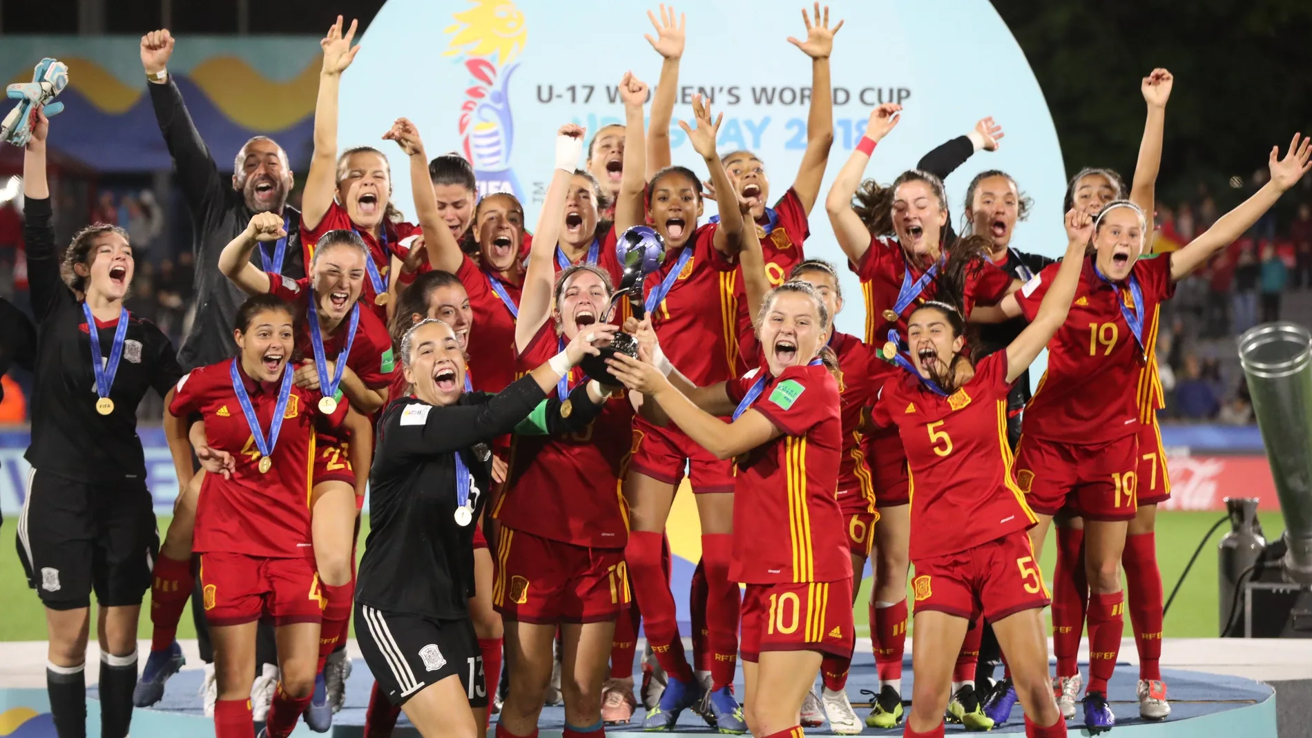 Así ha llegado la selección femenina 17 el mundial fútbol