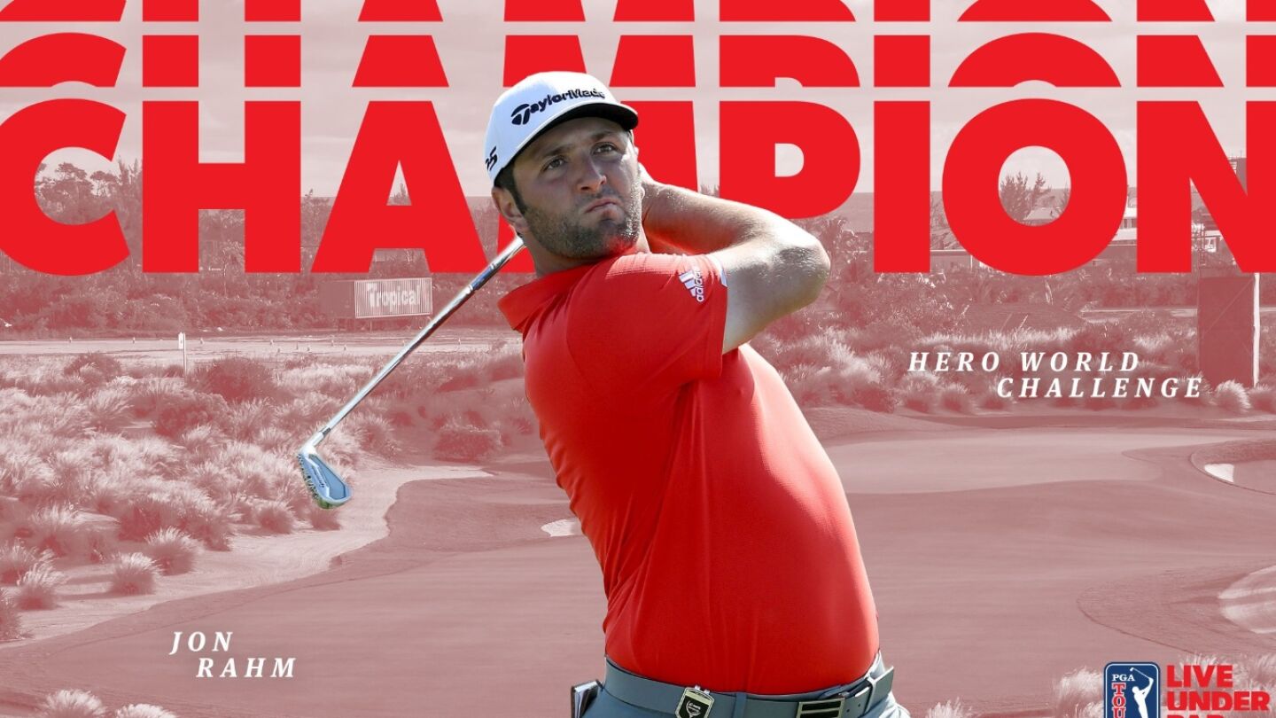 Jon Rahm, campe&oacute;n del Hero World Challenge