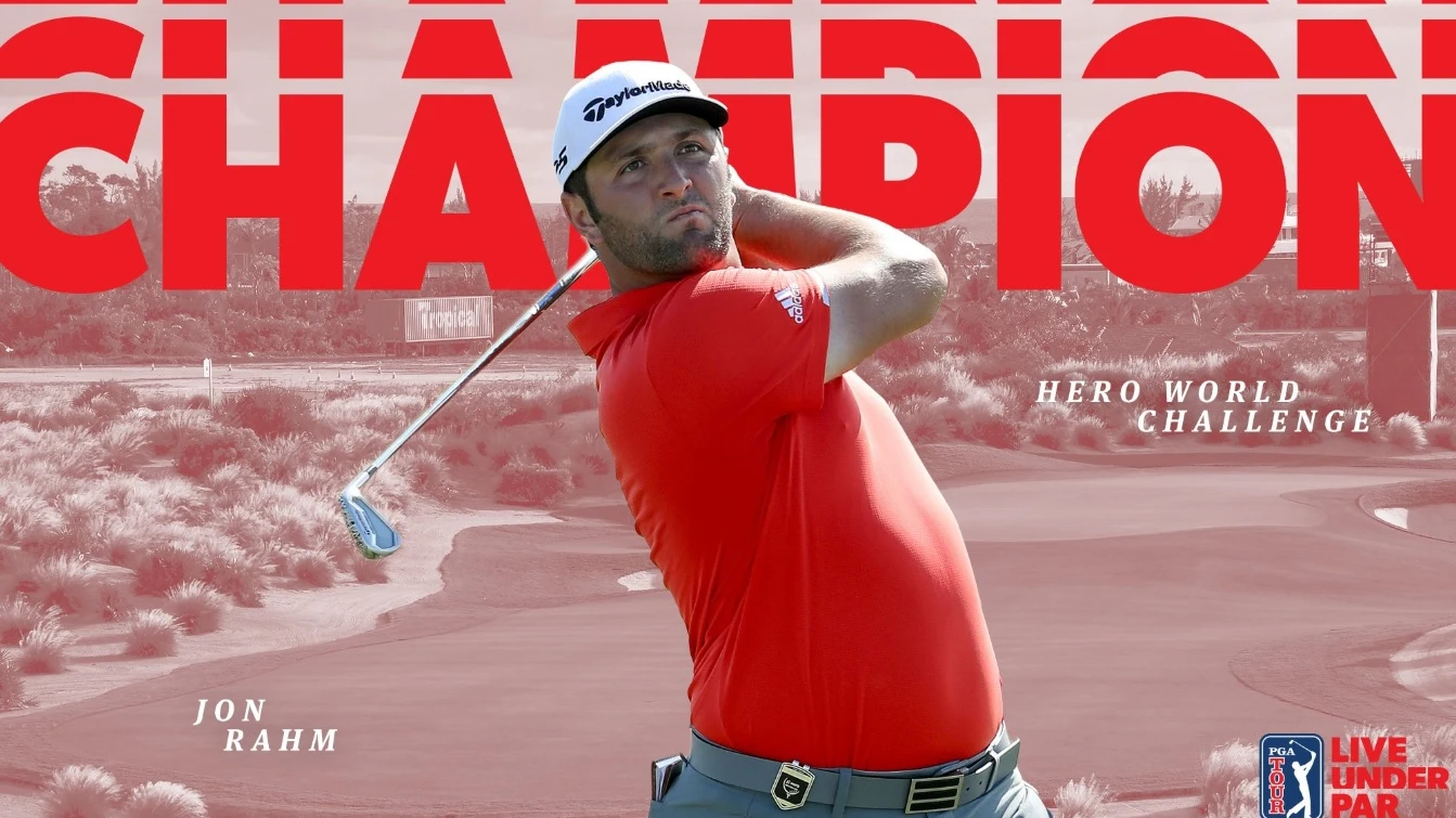 Jon Rahm, campeón del Hero World Challenge