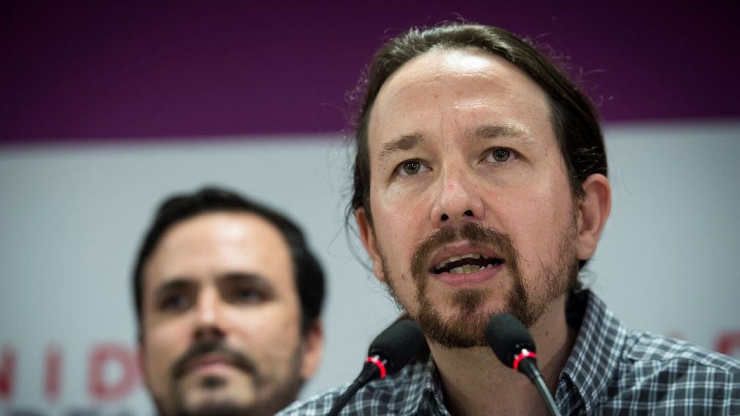 Pablo Iglesias ante los medios