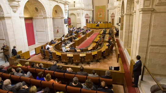 Imagen de archivo del parlamento andaluz Imagen de archivo del parlamento andaluz