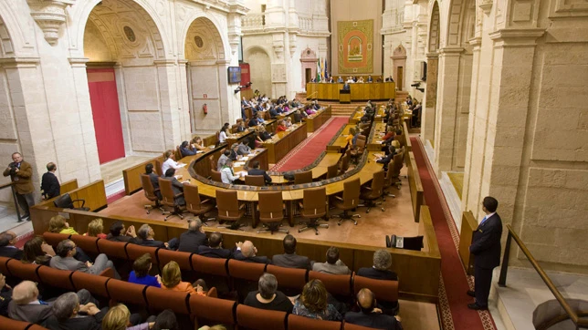 Imagen de archivo del parlamento andaluz