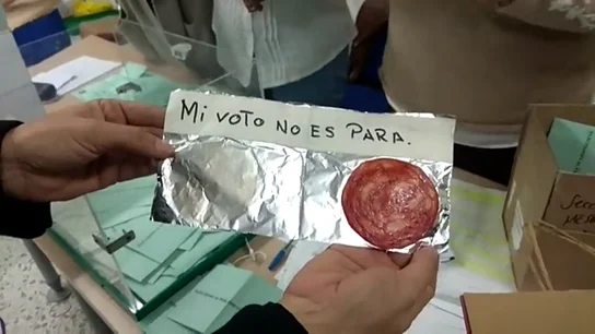 Sorprenden los votos nulos "creativos" del municipio gaditano de La Algaida Sorprenden los votos nulos "creativos" del municipio gaditano de La Algaida