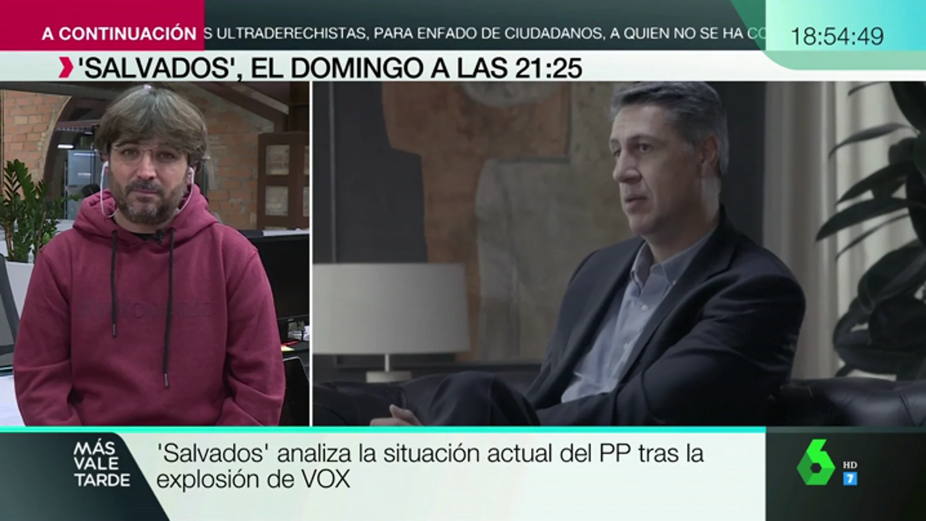 Évole responde a la idea de 'populismo' de García Albiol: "Es como el colesterol, te puede dar un infarto si tienes mucho"