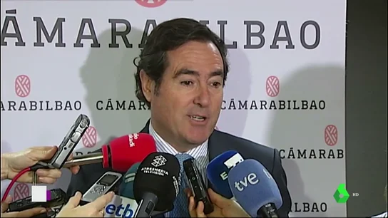Garimendi sobre el preacuerdo de la reforma laboral: "Si el árbitro va con el otro equipo, te puedes encontrar bastante en minoría" Garimendi sobre el preacuerdo de la reforma laboral: "Si el árbitro va con el otro equipo, te puedes encontrar bastante en minoría"