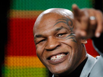 Mike Tyson, durante un acto Mike Tyson, durante un acto