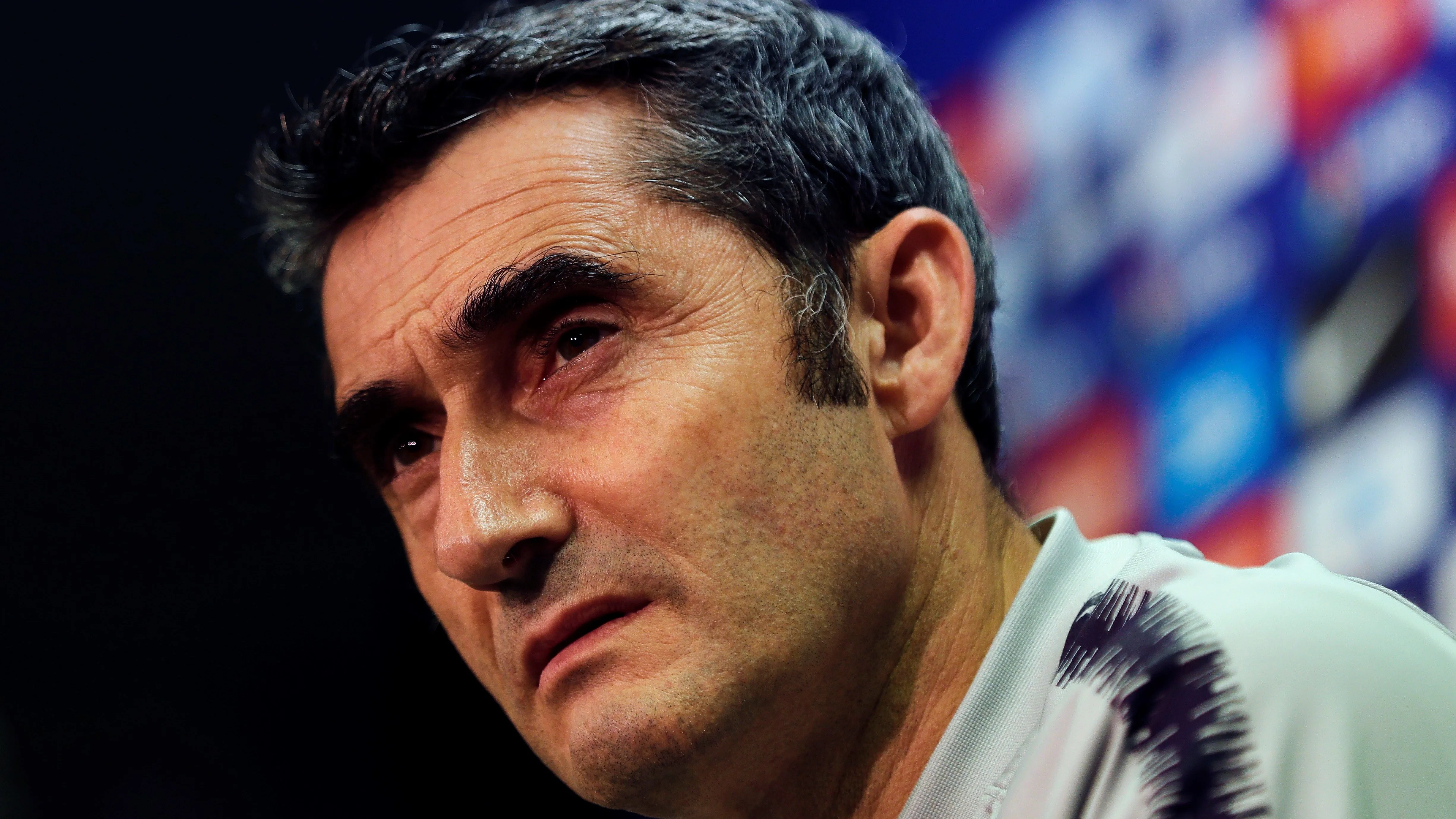 Ernesto Valverde, en rueda de prensa