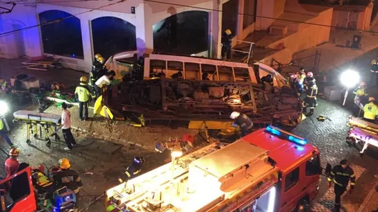 Tranvía accidentado en Lisboa Tranvía accidentado en Lisboa