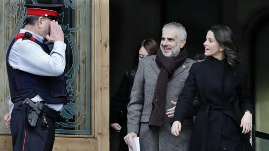 Carlos Carrizosa e Inés Arrimadas Carlos Carrizosa e Inés Arrimadas