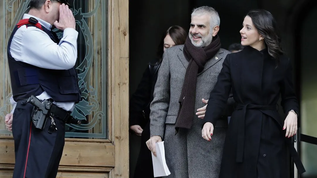 Carlos Carrizosa e Inés Arrimadas