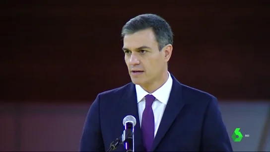 Pedro Sánchez habla sobre la reunión con Torra: "La cohesión la tenemos que construir entre todos" Pedro Sánchez habla sobre la reunión con Torra: "La cohesión la tenemos que construir entre todos"