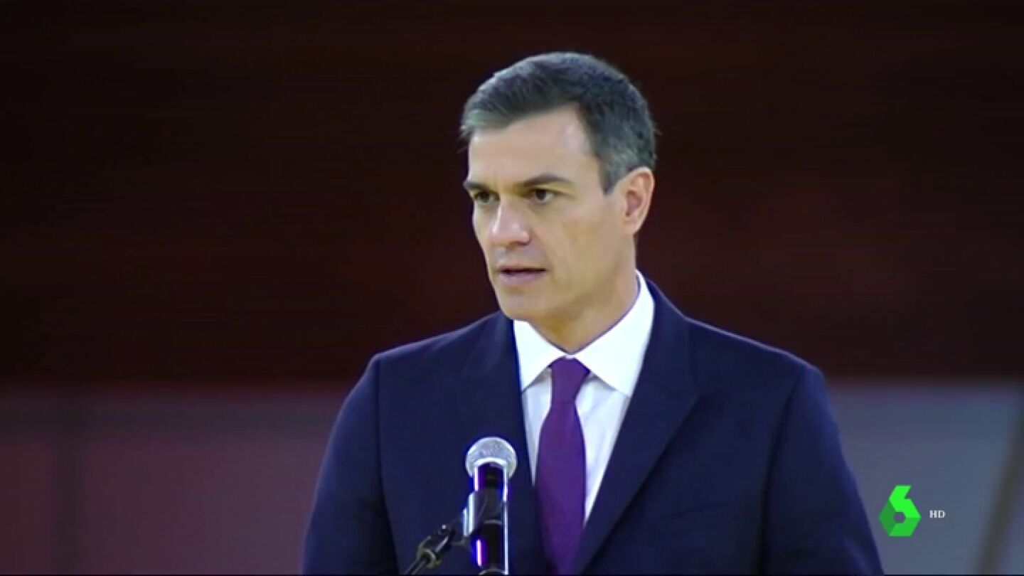 Pedro S&aacute;nchez habla sobre la reuni&oacute;n con Torra: "La cohesi&oacute;n la tenemos que construir entre todos"