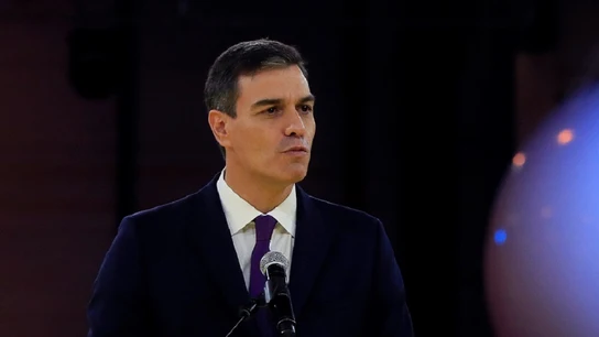 Sánchez en la celebración del octogenario aniversario de la ONCE Sánchez en la celebración del octogenario aniversario de la ONCE