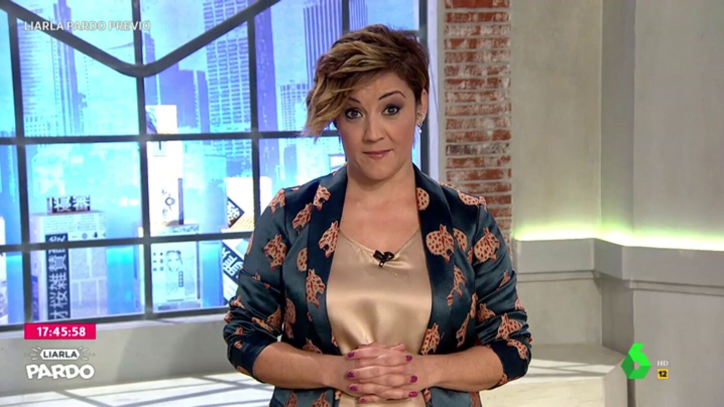 La presentadora de Liarla Pardo, Cristina Pardo