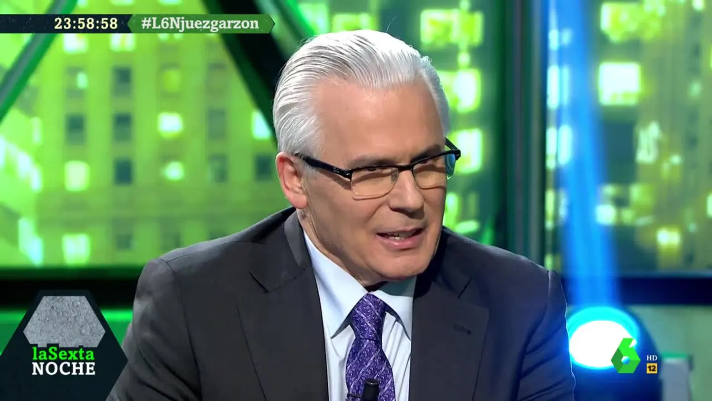 Baltasar Garzón, en laSexta Noche Baltasar Garzón, en laSexta Noche