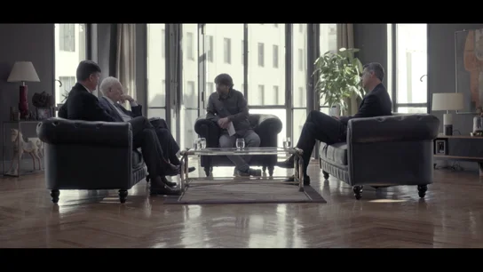 José Manuel García-Margallo, Xavier García Albiol, Manuel Pimentel y Jordi Évole José Manuel García-Margallo, Xavier García Albiol, Manuel Pimentel y Jordi Évole