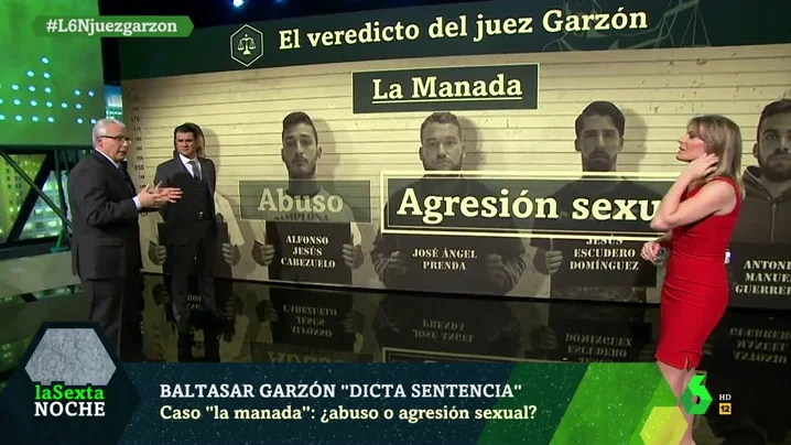 El veredicto del exjuez Garzón sobre la sentencia de 'La Manada': "Es una agresión sexual sin paliativos"