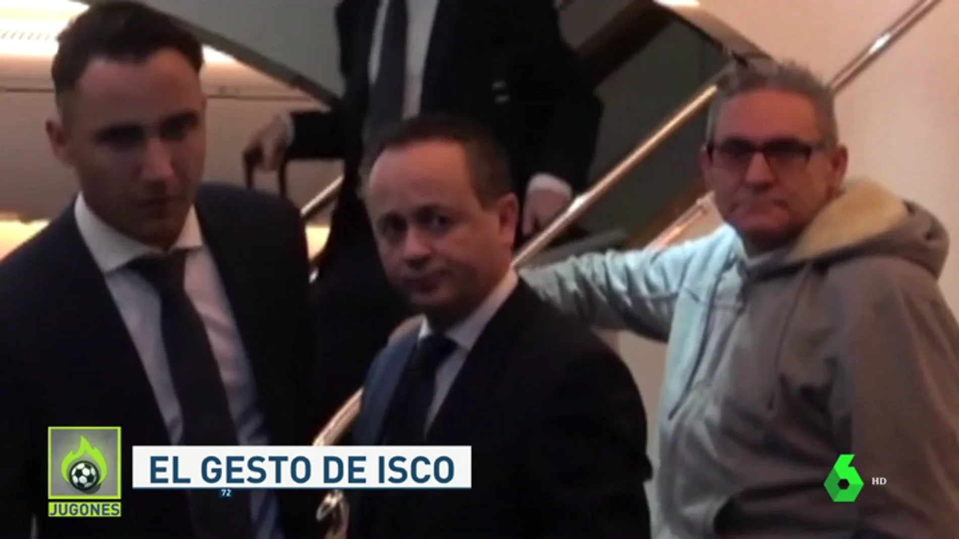 El gesto de Isco al llegar a Abu Dabi que dejó al jefe de protocolo del Real Madrid con esta cara