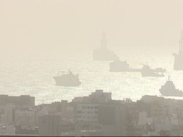 La calima envuelve Las Palmas de Gran Canaria La calima envuelve Las Palmas de Gran Canaria