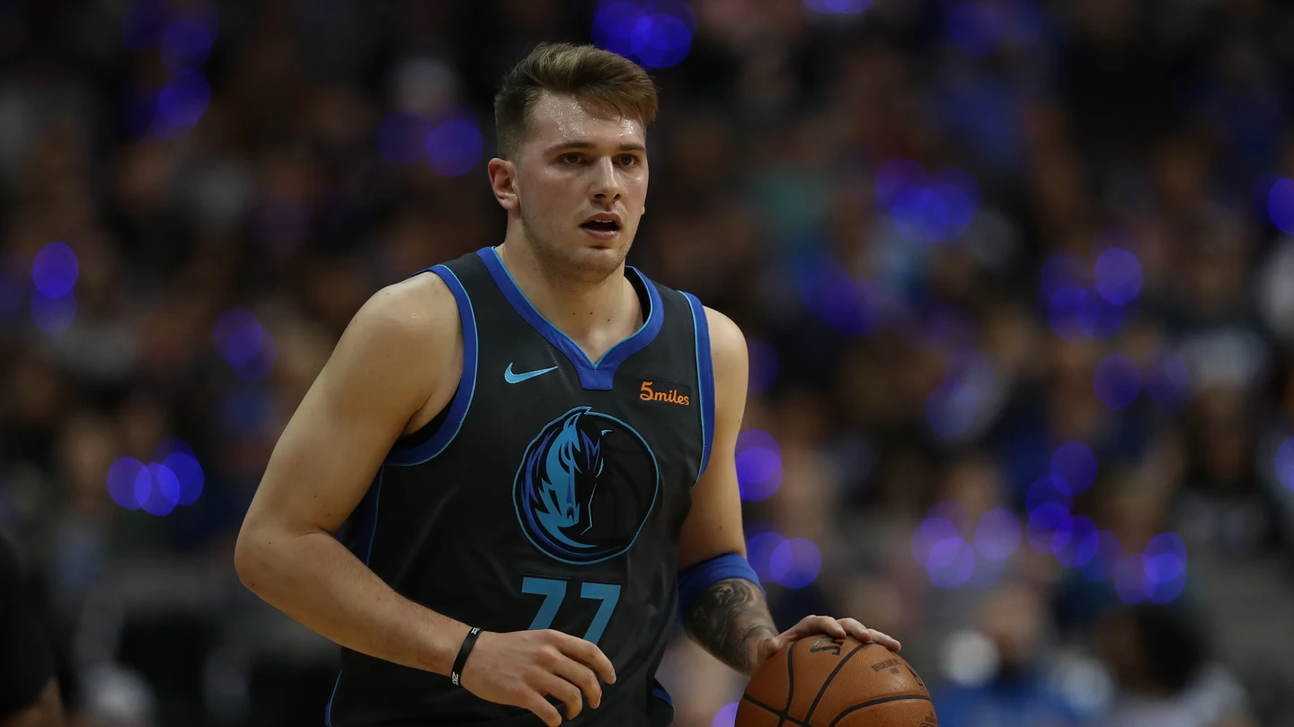 Luka Doncic, en un partido con los Dallas Mavericks Luka Doncic, en un partido con los Dallas Mavericks