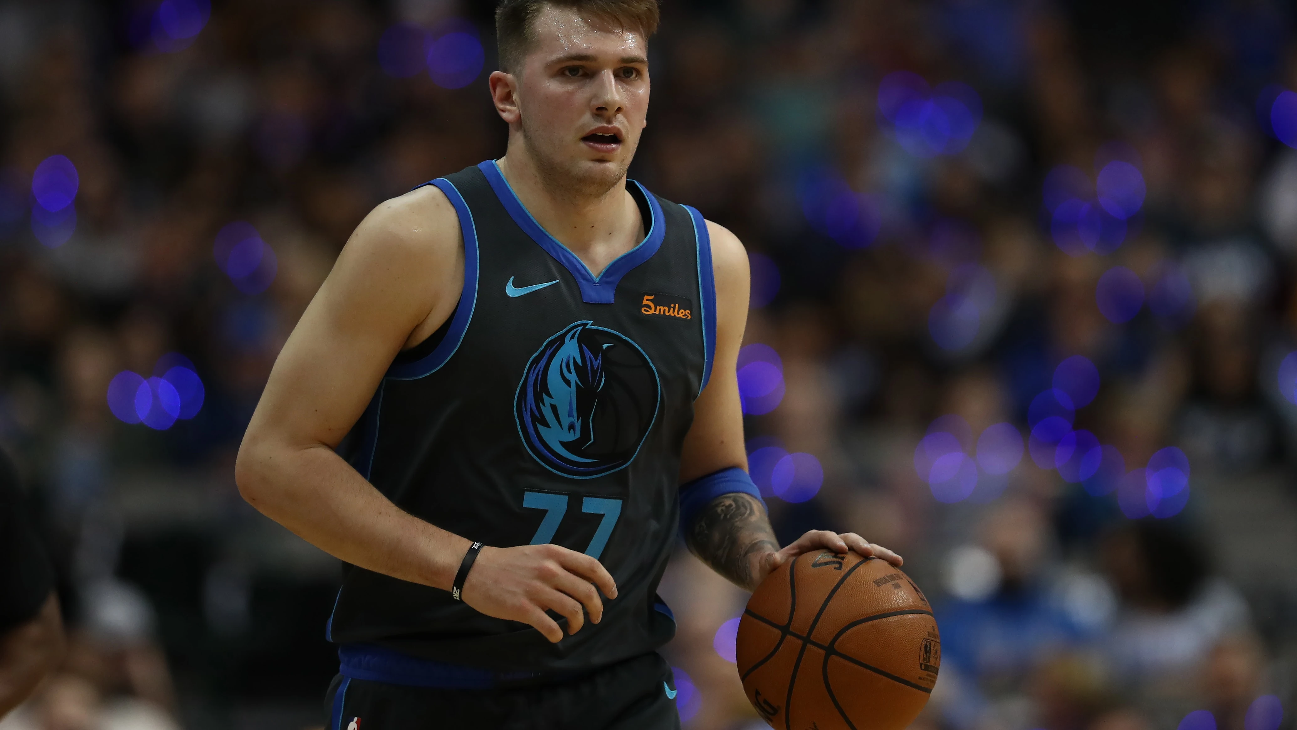 Luka Doncic, en un partido con los Dallas Mavericks