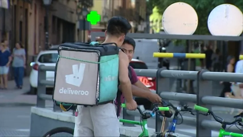 Trabajadores de Deliveroo