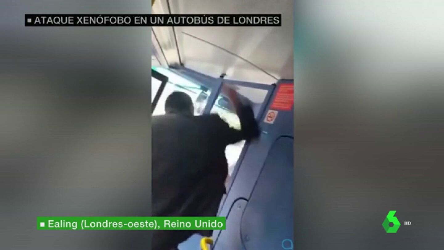 Agresi&oacute;n racista en un autob&uacute;s de Londres