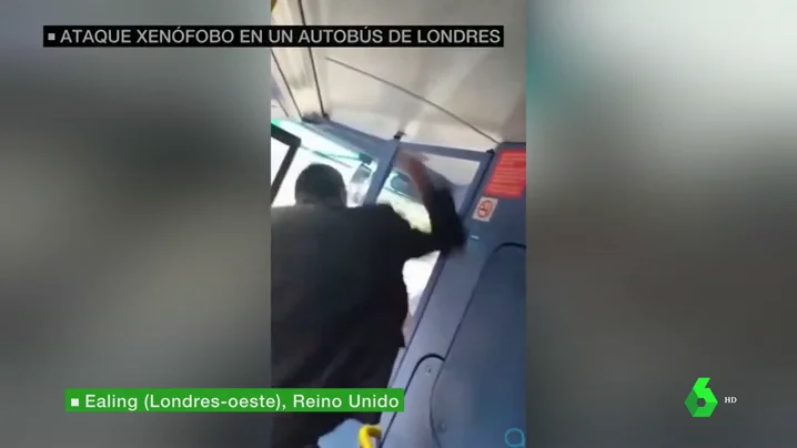 Agresión racista en un autobús de Londres