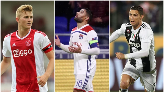 De Ligt, Fekir y Cristiano De Ligt, Fekir y Cristiano